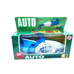 Vtg Auto Vacuum Cleaner NEW Unused in Original Box Aspirateur Auto 12 Volt